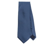 pattern-jacquard silk tie