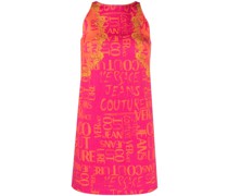 Ärmelloses Kleid mit Logo-Print
