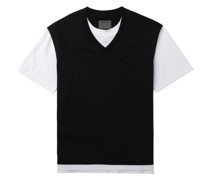 Musium Div. RundhalsT-Shirt im Layering-Look