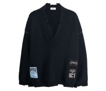 Pullover mit V-Ausschnitt