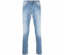 Schmale Jeans mit Stone-Wash-Effekt