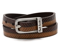 herringbone leather bracelet