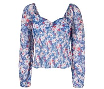 Bluse mit Blumen-Print