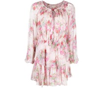 Kleid mit Blumen-Print