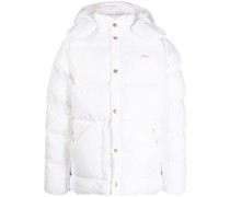 Gefütterte Jacke mit Logo-Print