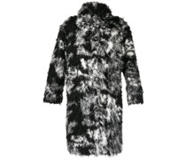 Mantel mit Faux Fur