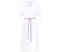 Midikleid mit Bindegürtel