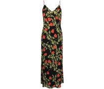 Maxikleid mit Rosen-Print