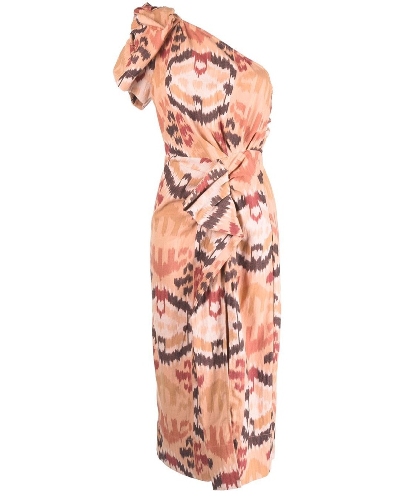 Ulla Johnson Damen Kleid mit abstraktem Print