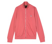 logo-embroidered organic-cotton jacket