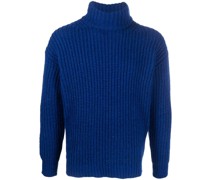 Gestrickter Rollkragenpullover