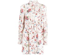 Rückenfreies Jacquard-Minikleid