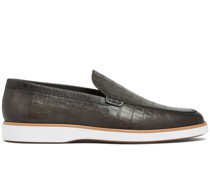 Loafer mit Kroko-Effekt
