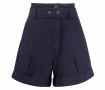 Weite Shorts mit hohem Bund