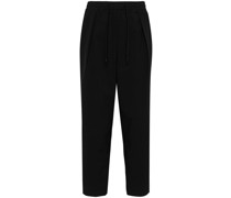Rough Tuck Jogginghose mit Tapered-Bein