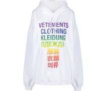 Hoodie mit Regenbogen-Logo