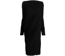 Midikleid mit U-Boot-Ausschnitt