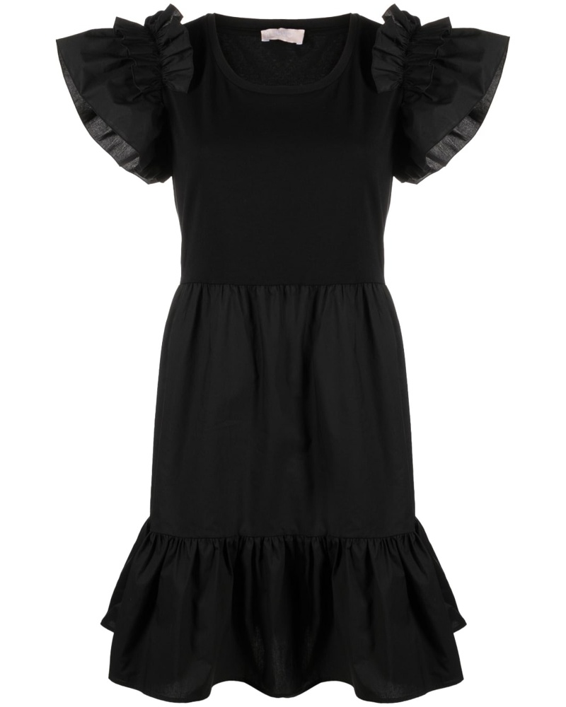 Liu Jo Damen Kurzärmeliges Minikleid