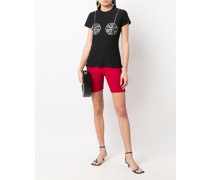 T-Shirt mit Kristallen