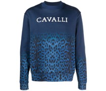 leopard print cotton sweatshirt