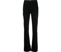 Taillenjeans mit geradem Bein
