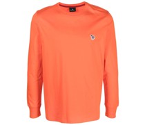 Sweatshirt mit Zebra-Patch