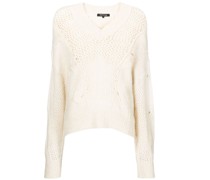 Pullover mit Lochstrickmuster