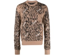 Pullover mit Gepardenmuster