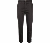 Halbhohe Cropped-Jeans
