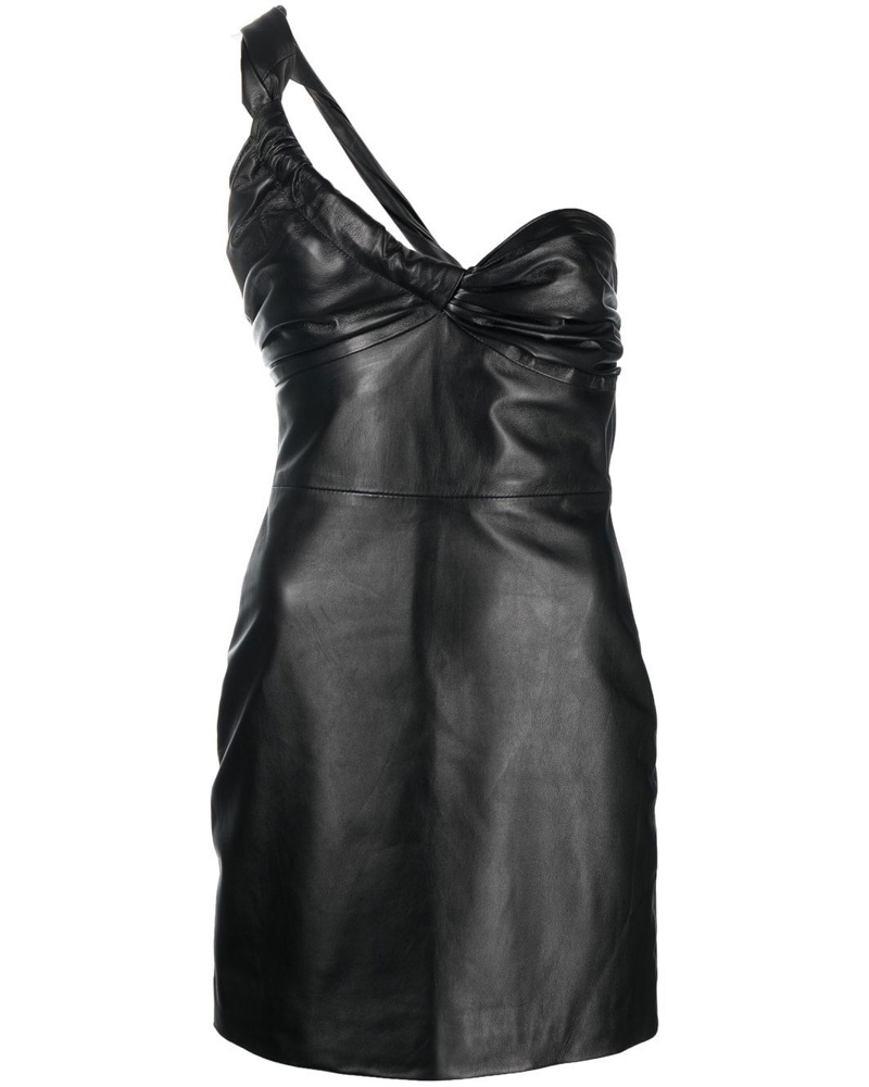 Manokhi Damen Asymmetrisches Minikleid