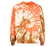 Sweatshirt mit Batikmuster