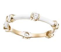 18kt Gelbgoldring mit Diamanten