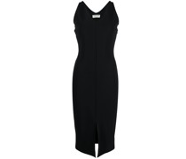 front-slit midi dress