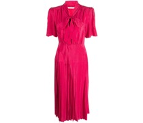 Plisseekleid mit Polka Dots
