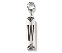Initial W Sterlingsilber-Anhänger