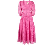 Kleid mit Lochstickerei