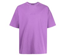 T-Shirt mit Logo-Stickerei