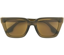 Sonnenbrille mit eckigem Gestell