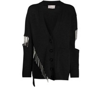 Cardigan mit Kristallverzierung