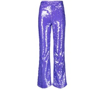 Ausgestellte Paillettenhose