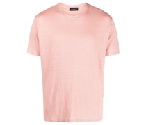 Meliertes T-Shirt aus Leinen