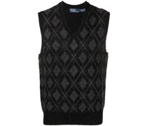 Pullunder mit Argyle-Muster