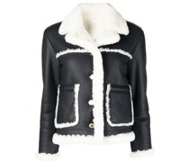 Jacke mit Shearling-Besatz