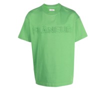 T-Shirt mit Logo-Prägung