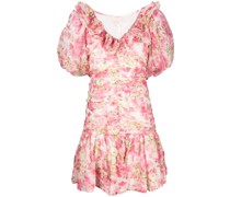 Ausgestelltes Kleid mit Blumen-Print