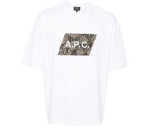 A.P.C. Cobra T-Shirt mit Logo-Print