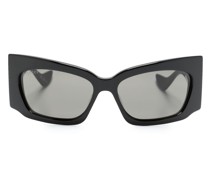 Sonnenbrille mit eckigem Gestell