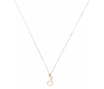 18kt Enchanted Twig Alphabet S Gelbgoldhalskette