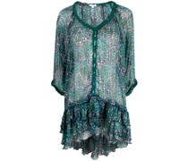 Nava Seidenbluse mit Geo Animalier-Print