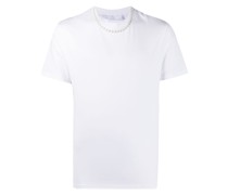 T-Shirt mit Perlenketten-Print